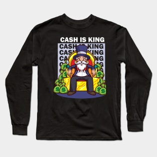 Cash is King Shares ETF Trader Dividends Securities Exchange Long Sleeve T-Shirt